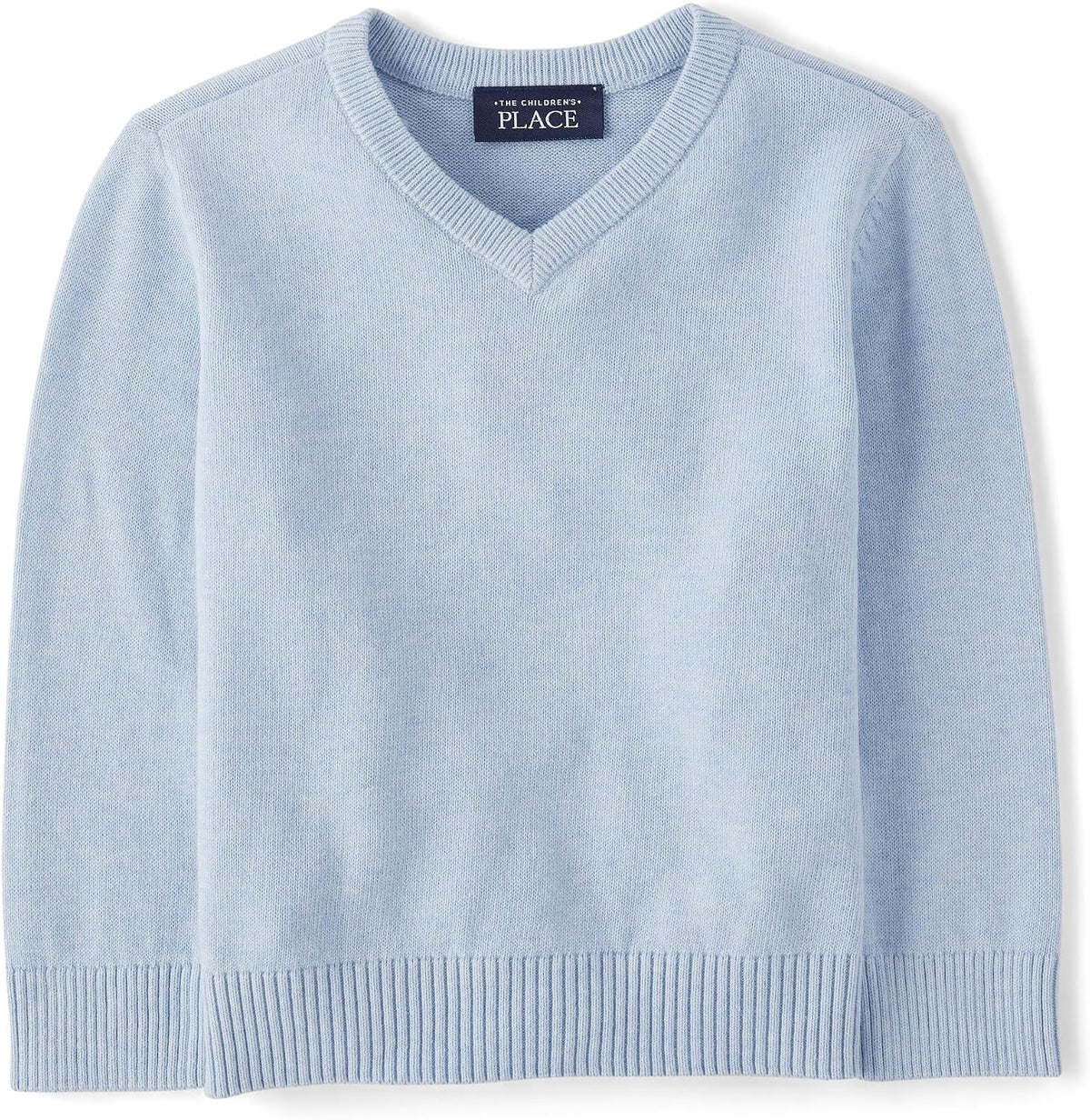 The Children's Place Baby Boys' and Toddler Long Sleeve V-Neck Pullover Sweater
