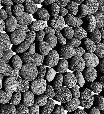 Black Lava Rocks for Fire Pit, Gas Fireplace Rocks, 1 to 2 Inch, 20 lbs