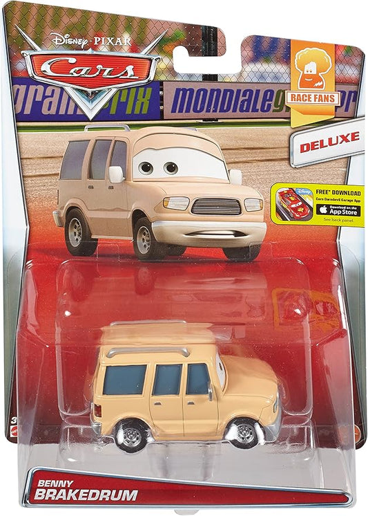 Disney Cars Toys Deluxe Oversized Die-Cast Vehicle, Benny Brakedrum