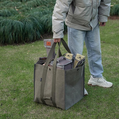 Firewood Log Carrier Tote Fire Wood Canvas BC-400 Khaki Durable Easy Carry