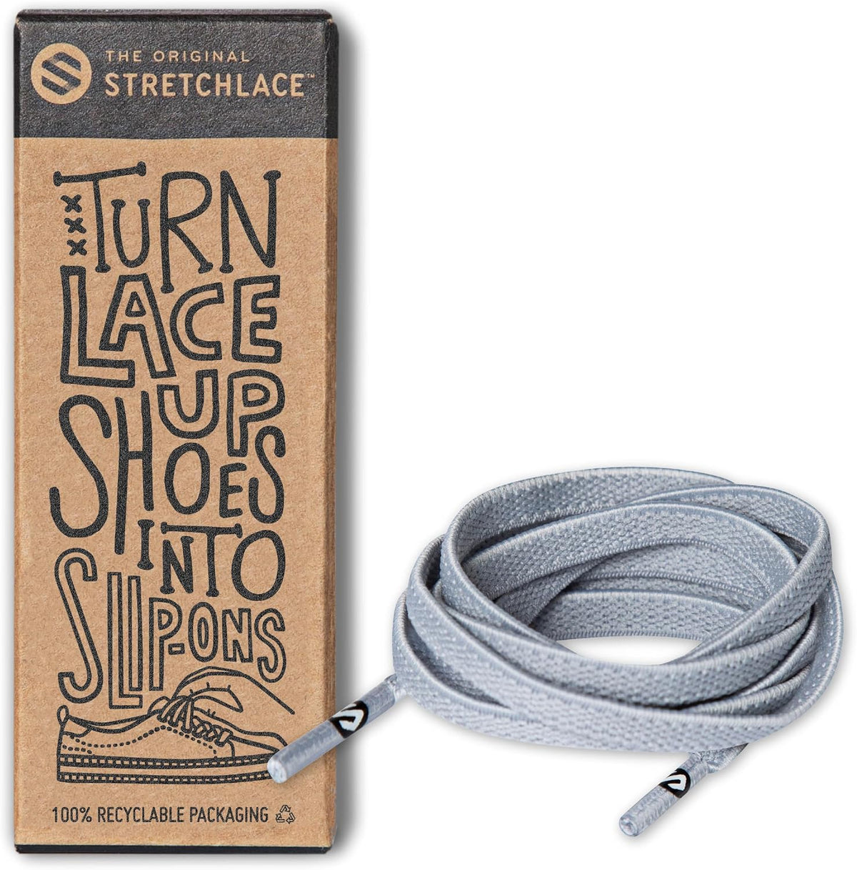 Round Stretch No-Tie Shoelaces
