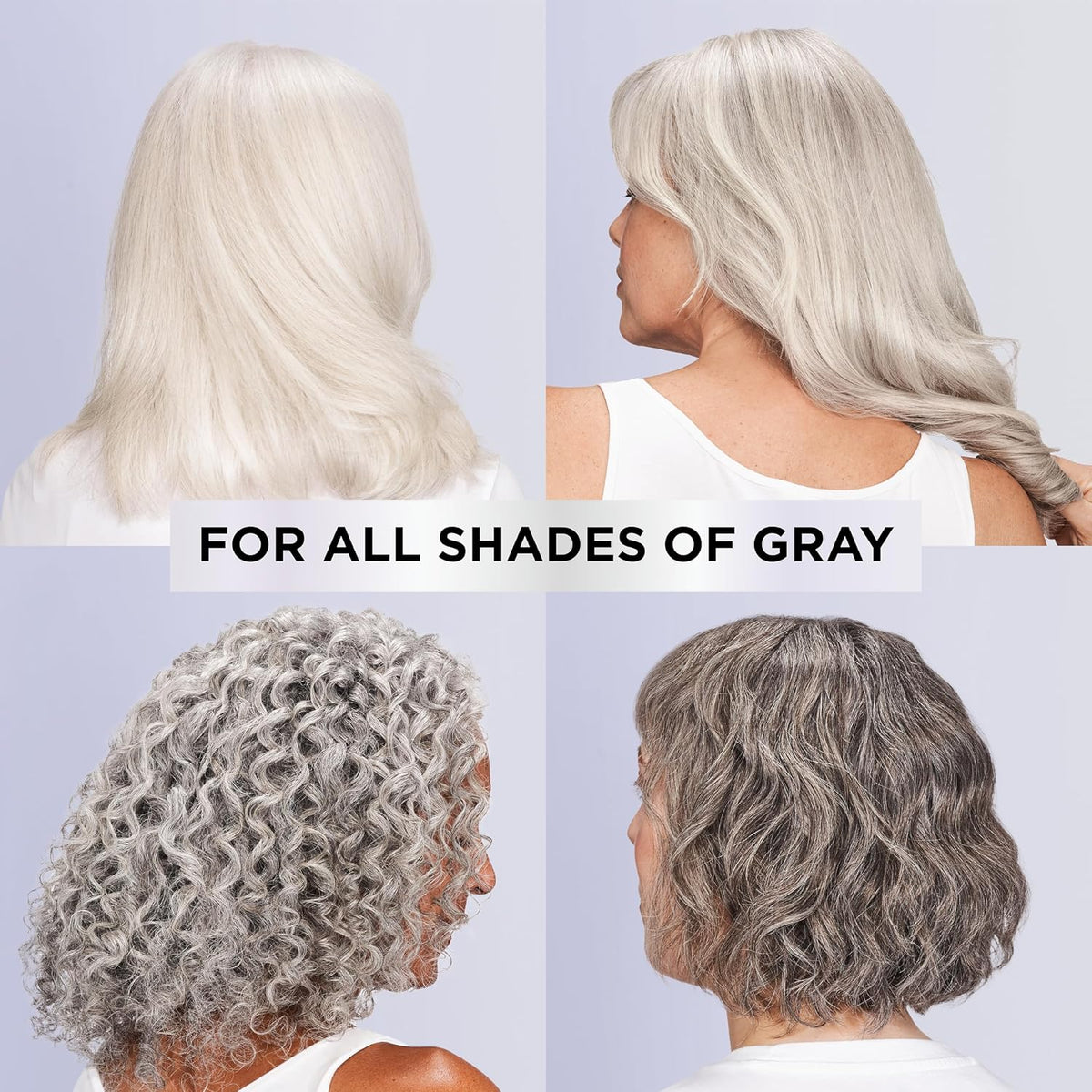 L'Oreal Paris EverPure Brightening and Nourishing Shampoo for Gray Hair, Sulfate-Free Vegan Formula with Peptides, 8.5 Fl Oz