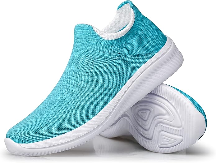 vibdiv Pull-on Shoes Women Sneakers Casual Lightweight Walking Jogging Yoga Indoor Outdoor Travel