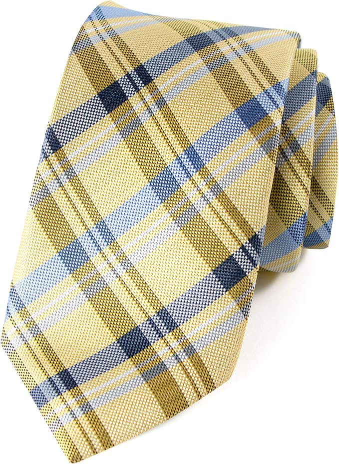 Men's Tartan Plaid Woven Necktie