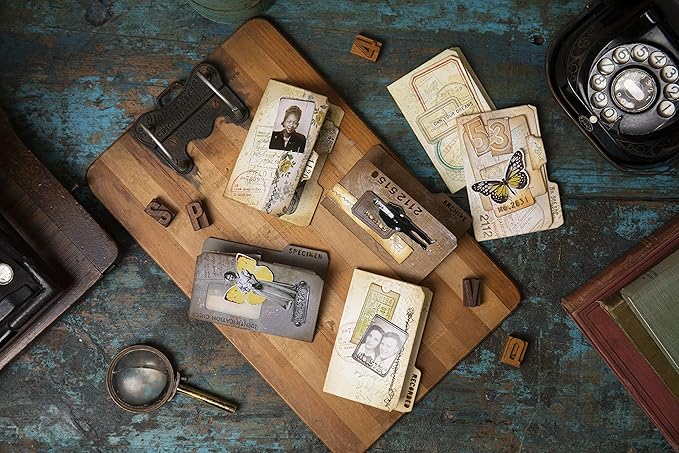 Sizzix Sizzx Thinlits Die Set 54PK Specimen by Tim Holtz  665930  Chapter 3 2022, Multicolor