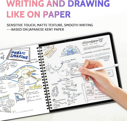 This matte, anti-glare screen protector gives you the feel of writing on paper while protecting your iPad's display.