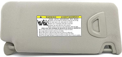 Ezzy Auto Gray Left Driver Side Sun Visor Compatible with Honda Accord 2008 2009 2010 2011 2012 83280-TA5-A51ZA 83280TA5A51ZA