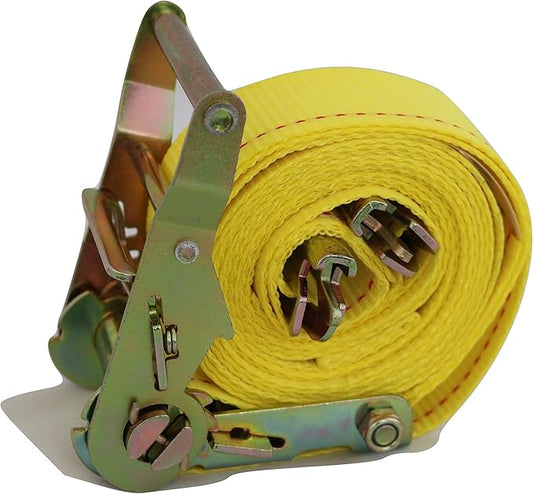 2"x12' Ratchet E Track Straps E Fitting Truck Cargo Van