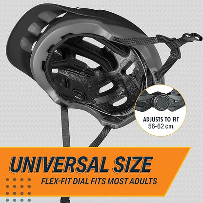 Bikeroo Bicycle helmet for adults for men and women, bicycle helmet for mountain biking, road cycling, electric bicycle, commuter cycling, scooter, visor of