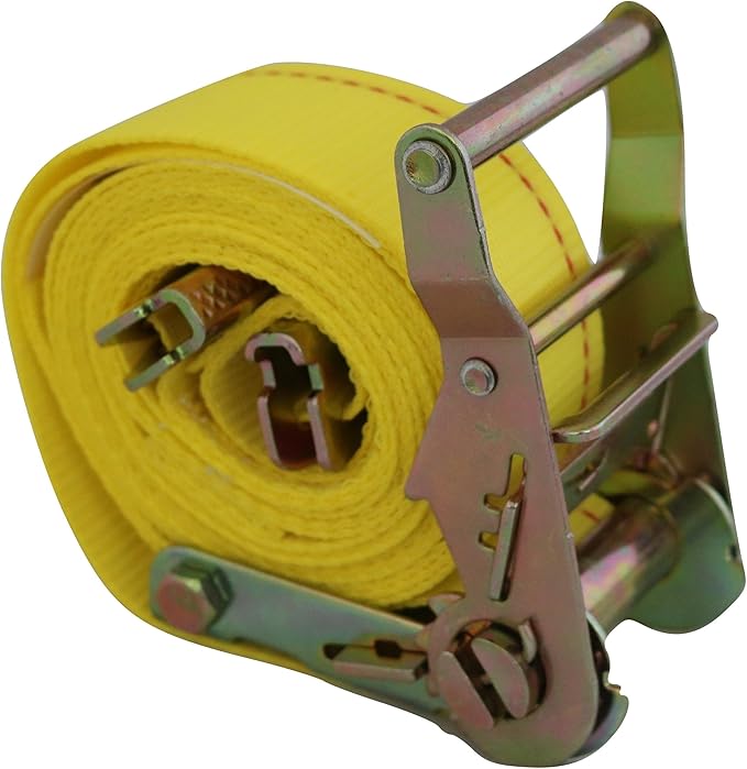 2"x12' Ratchet E Track Straps E Fitting Truck Cargo Van