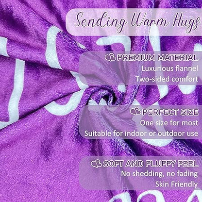 Hexagram Aunt Gifts for Women, Aunt Gifts from Niece, Auntie Gift Ideas, Best Aunt Ever Gifts Wearable Blanket, Aunt Gifts from Nephew Soft Flannel Wearable Blankets