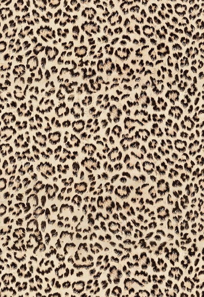 HueBurst 17.3"x480" Leopard Peel and Stick Wallpaper Leopard Contact Paper Self Adhesive Brown Removable Waterproof Contact Paper Art DIY Wallpaper for Bedroom Living Room Furniture