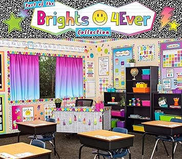 Teacher Created Resources Composition Straight Rolled Border Trim - 50ft - Decorate Bulletin Boards, Walls, Desks, Windows, Doors, Lockers, Schools, Classrooms, Homeschool  Offices