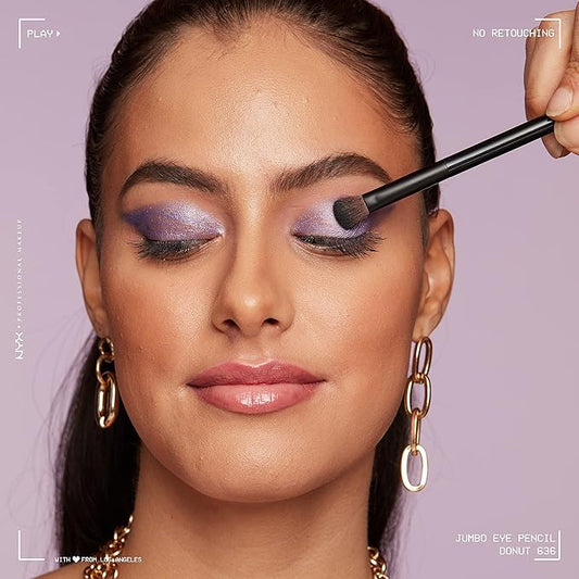 NYX PROFESSIONAL MAKEUP Jumbo Eye Pencil, Blendable Eyeshadow Stick  Eyeliner Pencil - Donut (Lilac)