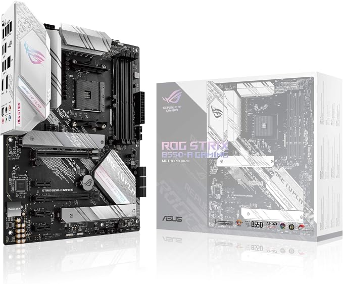 ASUS AMD B550 Socket AM4 Compatible Motherboard ROG STRIX B550-A GAMING [ATX]
