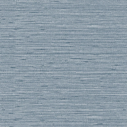 Grasscloth Peel and Stick Wallpaper 17.3" x 197" Blue Textured Grasscloth Wall Paper Renter Friendly Wallpaper Self Adhesive Removable for Bathroom Bedroom