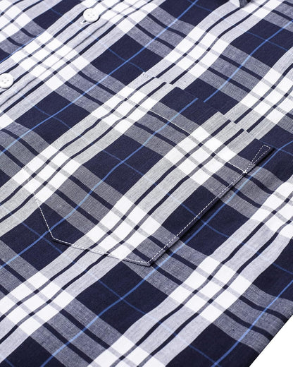 These premium cotton-blend plaid shirts from Alimens & Gentle come in a variety of stylish designs to complement any outfit.