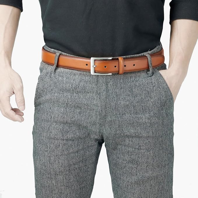 This handmade leather belt from VATAN is a great everyday accessory that pairs well with jeans, suits, and formal wear. Check it out on now! https://a.co/d/07bcYelg