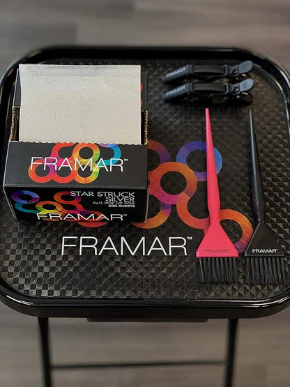 Framar Star Struck Silver Pop Up Hair Foil, Aluminum Foil Sheet, Hair Foils For Highlighting - 500 Foil Sheets
