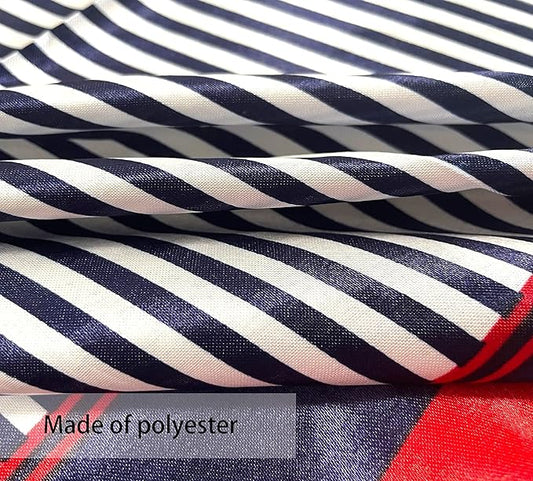 Silk Feeling Square Satin Head Scarf, Neck Scarves Kerchief for Women Ladies Girls, 19.7"x19.7" (50x50cm)