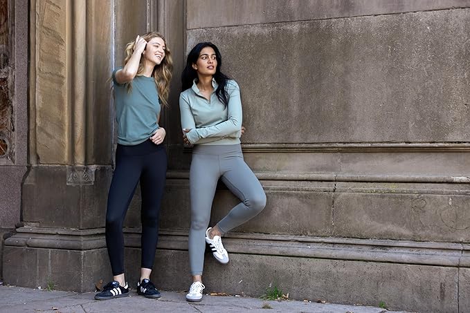 Yogalicious Womens High Waisted Yoga Legging Elastic Free Squat Proof Workout Pant