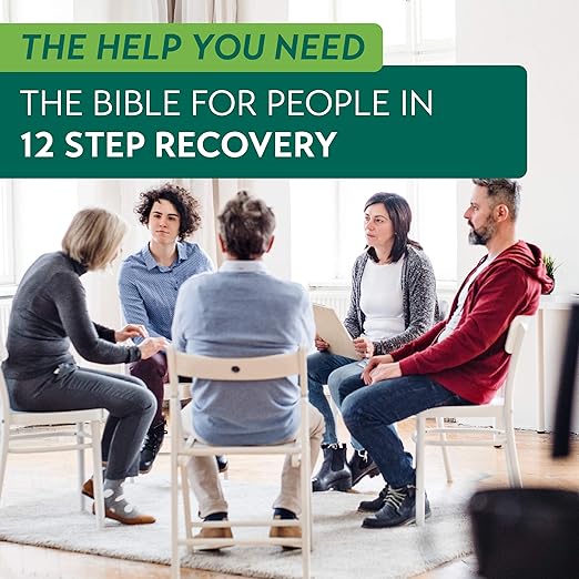 Tyndale NLT Life Recovery Bible (Hardcover): 2nd Edition - Addiction Bible Tied to 12 Steps of Recovery for Help with Drugs, Alcohol, Personal Struggles - With Meeting Guide