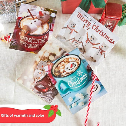 JOYIN 72 PCS Christmas Holiday Greeting Cards with Envelopes for Winter Xmas Season Merry Christmas Cards, Winter Animal Collection, Wintertime Gifts Cards