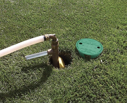 Underhill Sprinkler Valve Round Box Lid, VersaLid 6 Inch to 7 Inch Universal Cover for Automatic Irrigation System, Green, VL-6