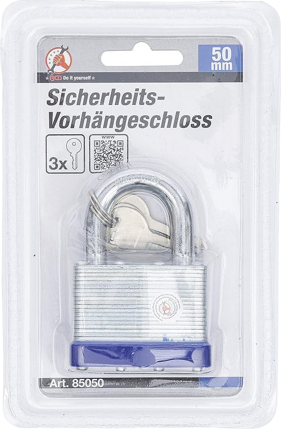 BGS Diy 85050 | Security Padlock | 50 mm