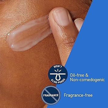 CeraVe PM Facial Moisturizing Lotion, Night Cream with Hyaluronic Acid and Niacinamide, Ultra-Lightweight, Oil-Free Moisturizer for Face, 3 Ounce
