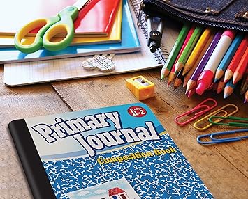 Better Office Products Primary Journal, Hardcover, Primary Composition Book Notebook - Grades K-2, 100 Sheet, One Subject, 9.75" x 7.5", Blue Cover-12 Pack