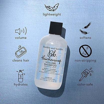 Bumble and bumble. Thickening Volumizing Shampoo  For Instant Fullness  Moisturizing  Color Safe  Straight to Wavy