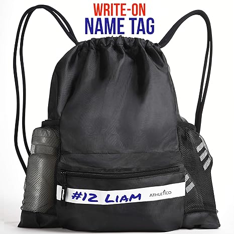 Athletico Drawstring Soccer Bag - Soccer Backpack For Boys or Girls Can Also Carry Basketball or Volleyball