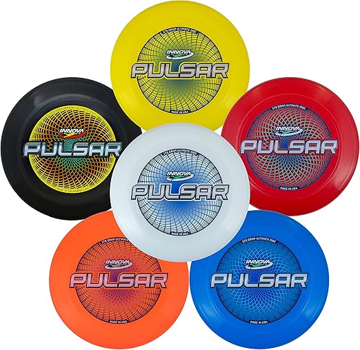 Innova Pulsar Ultimate Frisbee Disc Set of 6-175 Gram Frisbee, Flying Disc, Ultimate Disc
