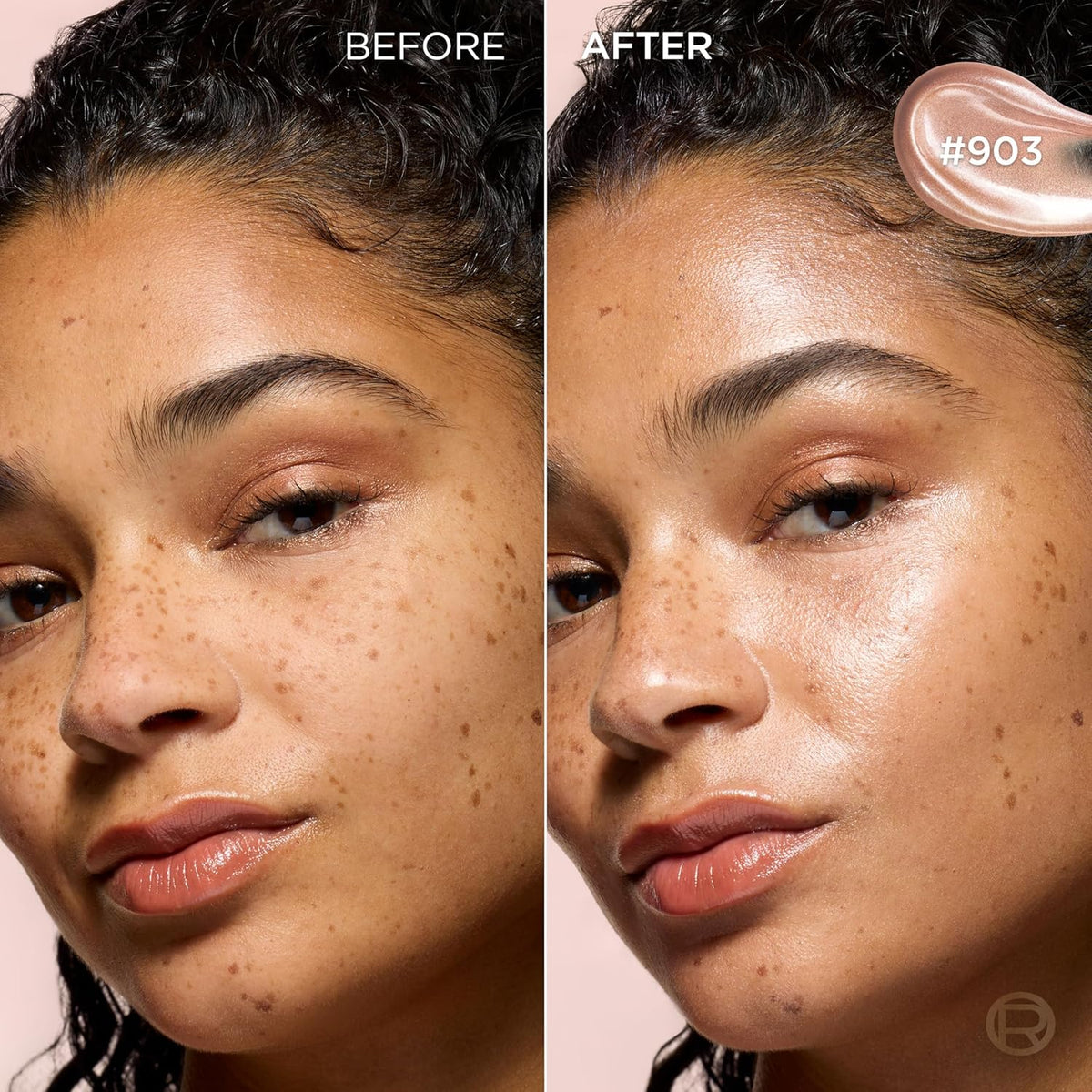 L'Oreal Paris Makeup True Match Lumi Glotion, Natural Glow Enhancer, Illuminator Highlighter, Bronzing Drops For a Sun-Kissed Glow, 903 Medium (NO BOX)