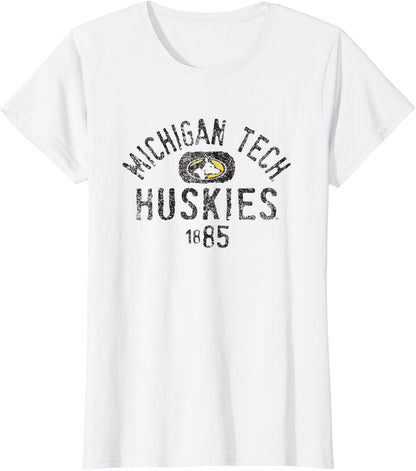 Michigan Tech Huskies Vintage 1885 Officially Licensed T-Shirt