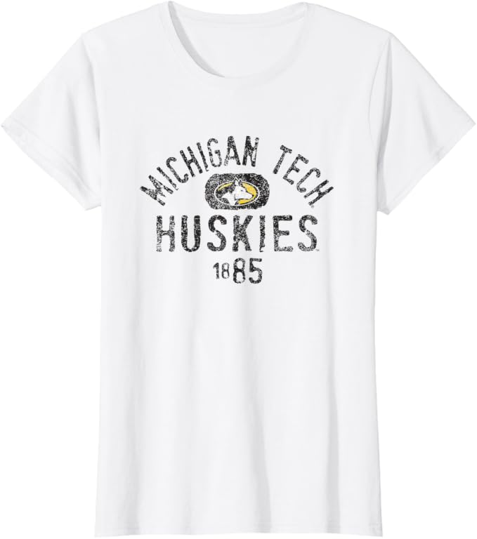 Michigan Tech Huskies Vintage 1885 Officially Licensed T-Shirt