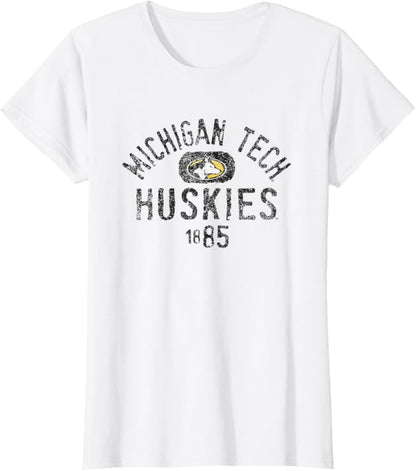 Michigan Tech Huskies Vintage 1885 Officially Licensed T-Shirt