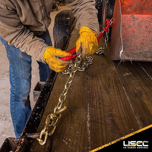 US Cargo Control Heavy Duty Ratchet Load Binder for 516" Grade 70 Chain (Working Load Limit: 5,400lb)