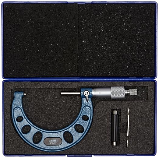 Fowler 52-253-003-1, Premium Outside Inch Micrometer with 2-3" Measuring Range