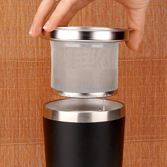 Linkidea Loose leaf tea infuser, compatible with 20 ounce 30 ounce YETI cup, Iron Flask Classic 24oz32oz Cup accessory, 304 stainless steel mesh strainer (suitable for