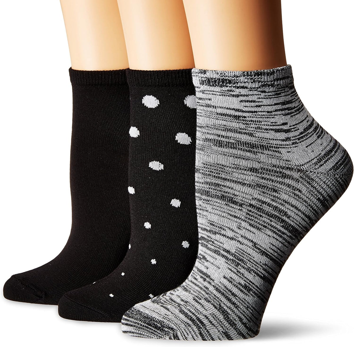 Hanes womens Comfortsoft Ankle Sock, 3-pack ( Size M )