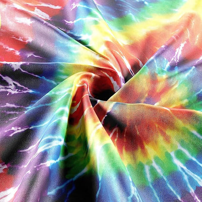 TieDye Shirts for Men Women, Short Sleeve Mens Tie Dye Shirts, Mens Women Rainbow Tie Dye T Shirts,Size:S-5XL