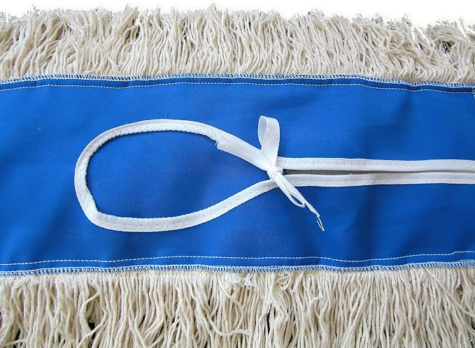 24" Industrial Strength Washable Cotton Dust Mop Refill, Replacement Head for Home & Commercial Use, Fits 24 Inch Frame, Cleans Hardwood, Laminate, Concrete, or Other Floor Systems (24")