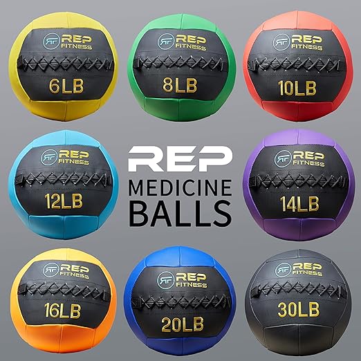 REP Fitness Soft Medicine Ball/Wall Ball for Strength and Conditioning Workouts, Core Exercises, Cross Training