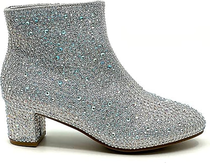Forever Kids Rhinestone Ankle booties
