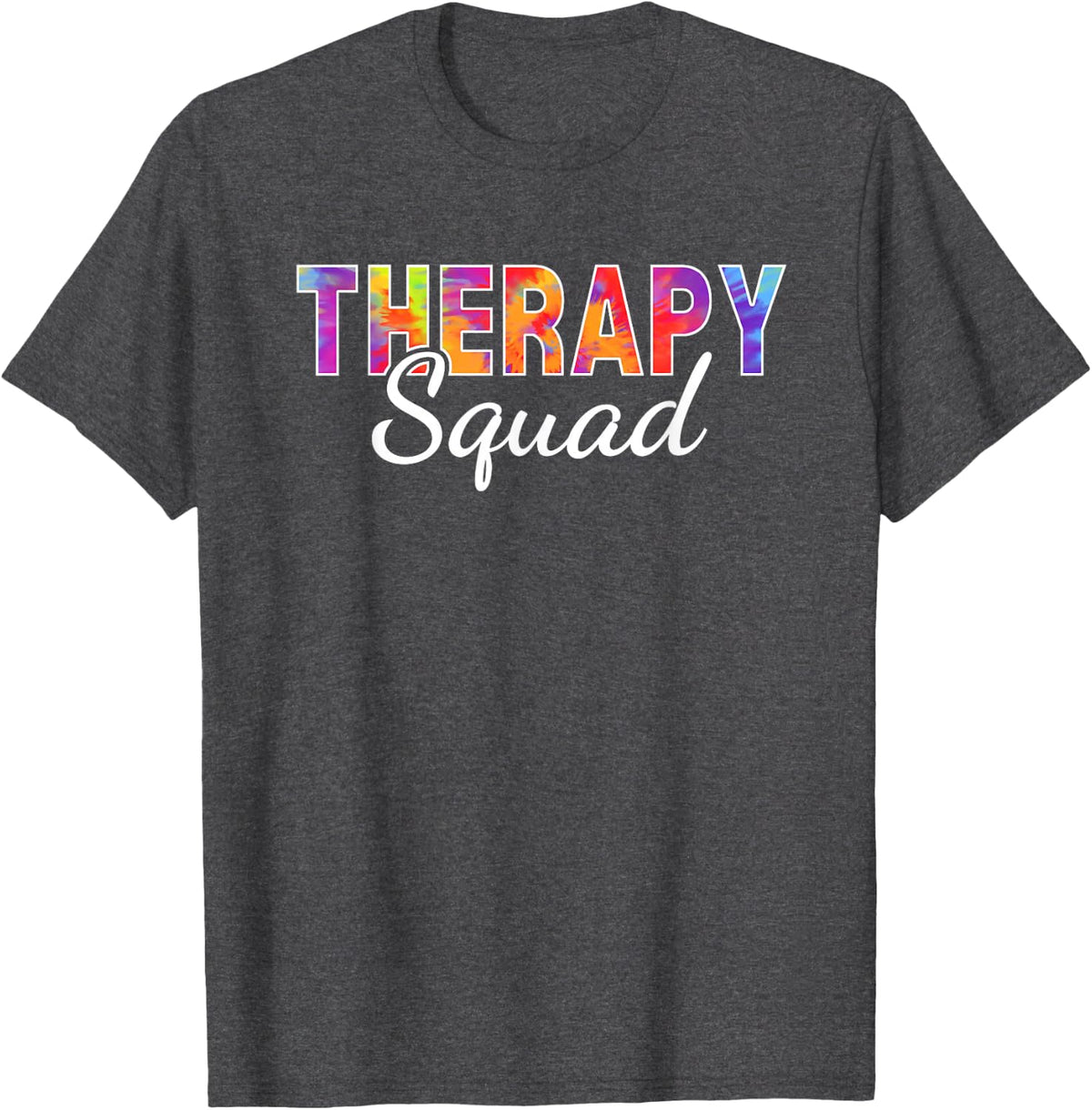 Therapy Squad Physical Therapist PT Tie Dye T-Shirt.