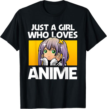 Anime Merch T-Shirt For Teen Girls & Women - Anime Lover Gift