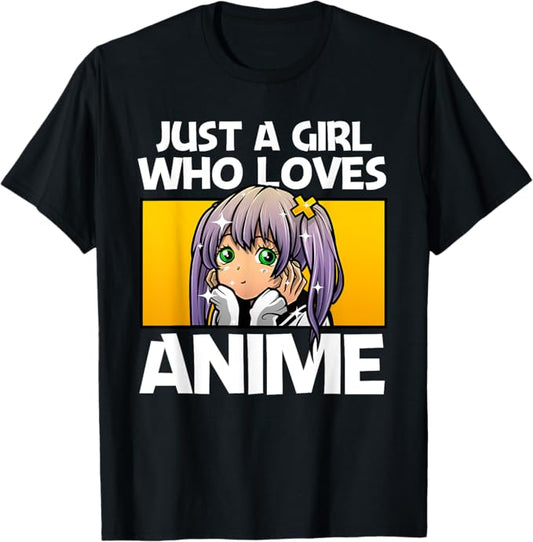 Anime Merch T-Shirt For Teen Girls & Women - Anime Lover Gift
