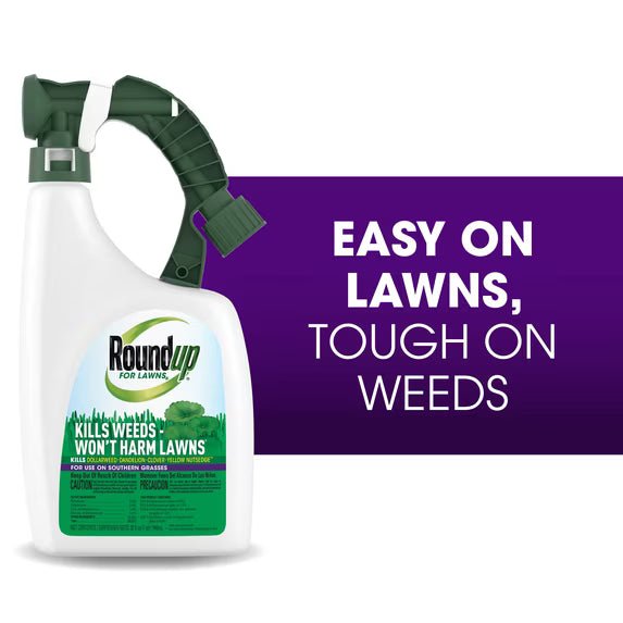 Roundup For Lawns₆ Ready-To-Spray, for Use on Southern Grasses, 32 fl. oz